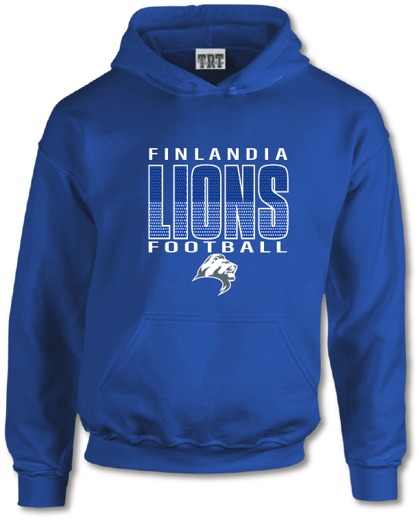 Lions Football Athletic Hood - Royal
